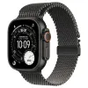 Apple Watch Series Ultra 3 49mm Black Titanium Case with Black Titanium Milanese Loop M