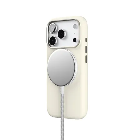 Чехол защитный VLP Aster Pro Case с MagSafe для iPhone 17 Pro, белый