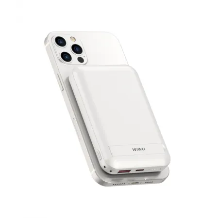 Доп. АКБ WIWU Snap Cube MagSafe 10000mAh White