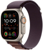 Apple Watch Series Ultra 2 49mm Natural Titanium Case with Indigo Alpine Loop S