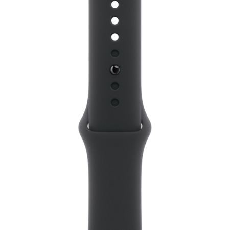 Apple Watch Series 11 46mm Aluminum Jet Black Case Black Sport Band M/L